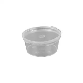 Sos Kabı 1 Oz PP Kendinden Kapaklı 50 Adetli -STARPET