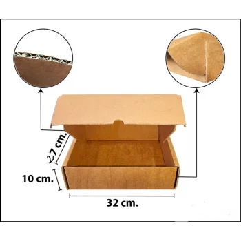 Karton Kargo Kutusu 27x32x10 cm. 10 Adet