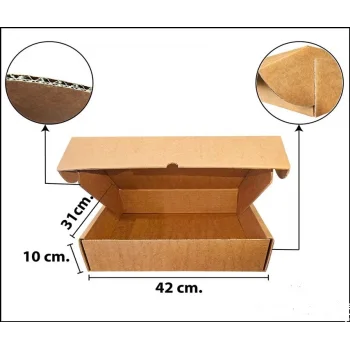 Karton Kargo Kutusu 31x42x10 cm. 10 Adet