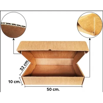 Karton Kargo Kutusu 52x32x10 cm. 10 Adet