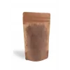 16x27 cm. Kraft Geniş Pencereli Doypack - 50 Adet
