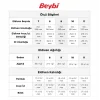 Beybi PL-9 Örme Kırmızı Siyah Nitril Eldiven