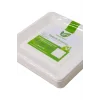 Doğaya Dönüş Karton Kare Tabak 26 Cm-6 LI