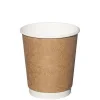8 Oz Bariyerli Kraft Double Wall Karton Bardak 25 Li
