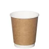 DOUBLE WALL KRAFT KARTON BARDAK (UNICUP) 8 OZ -500 ADET