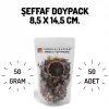 8,5x14,5 Şeffaf Doypack - 50 Adet