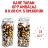 8x28 Opp Körüklü Kare Taban Poşet - 25 Adet
