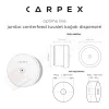 Carpex Optima Mini Cimri Tuvalet Kağıdı Aparatı Siyah