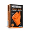 MasterForce Turuncu Nitril M Beden Eldiven 50 li