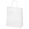 Beyaz Kraft Çanta Orta Boy 25x12x31 cm 25 Adet