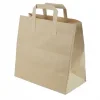 Kraft Çanta Flat Saplı 27x29+16 (Orta)