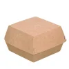 Kraft Hamburger Kutusu Jumbo Boy 13x13x10cm