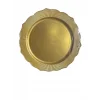 Kristal Lüks Platinum Kristal Tabak 26 cm -6 Adet -Gold