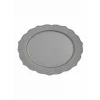 Kristal Platinum Tabak 26 Cm -Gümüş 6 Adetli