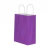 Lila Kraft Çanta Orta Boy 25x12x31 cm 25 Adet