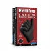 MasterForce Siyah Nitril M Beden Eldiven 50 li