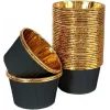 Dolphin Siyah İçi Gold Muffin Kek Kapsülü 25 Li