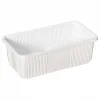Plastik Dondurma Kabı Beyaz 1000 Gr-50 Adetli