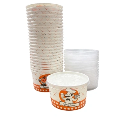 Karton Yemek Kapları/Kapakları