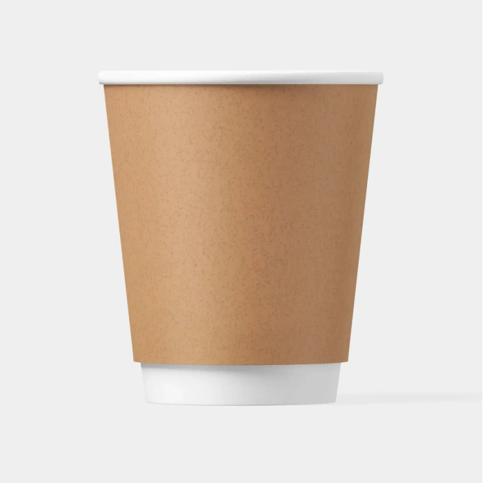 12 Oz Bariyerli Kraft Double Wall Karton Bardak 25 Li