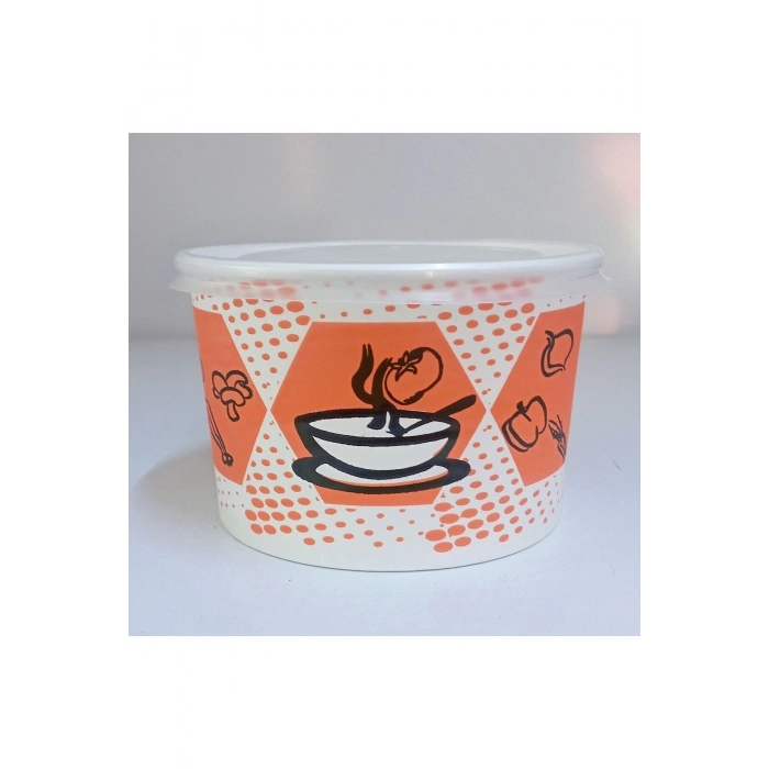 16 Oz Karton Çorba Kasesi Bencup 25li 20 Paket (Kapak Dahil)