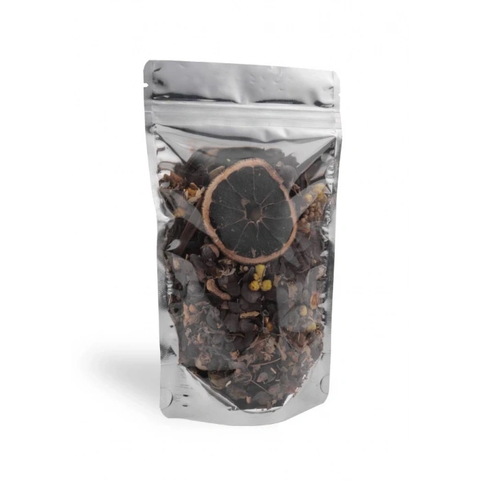 16x27 cm. Metalize Şeffaf Kilitli Doypack - 50 Adet