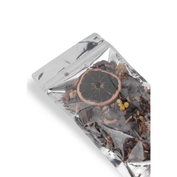 16x27 cm. Metalize Şeffaf Kilitli Doypack - 50 Adet