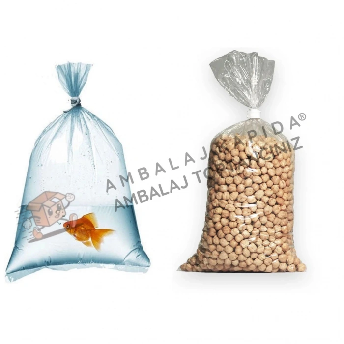 28x42 cm. (Dörtlük) Bakkaliye Naylon Torba - 1 kg.