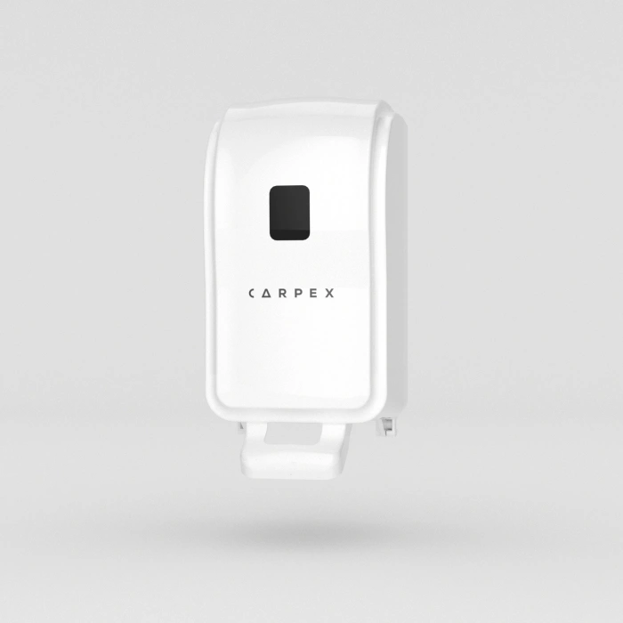 Carpex Optima Beyaz Mini Manuel Sıvı Sabun Dispenseri Hazneli