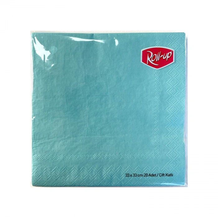 ROLL-UP AÇIK MAVİ RENKLİ PEÇETE