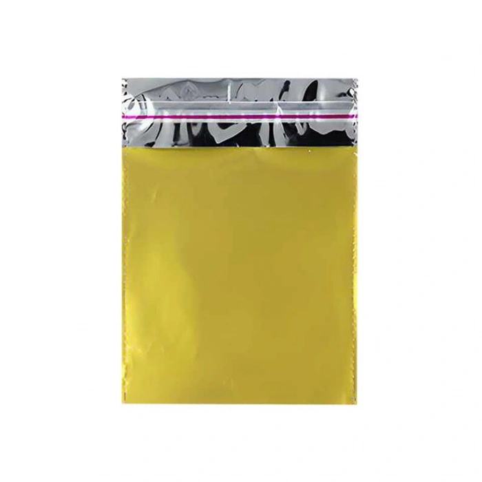 7x9 cm. Bantlı Lüx Metalize Hediye Poşeti - 50 Adet