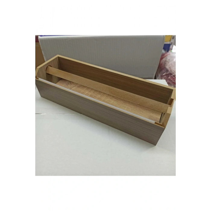 Ahşap Streç Film Folyo Kutusu 45 Cm