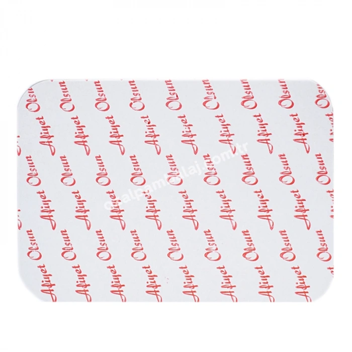 Alüminyum Orta Tepsi (3,5 kg.) Kapağı