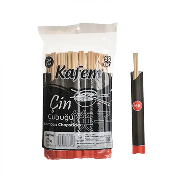 Bambu Çin Çubuğu 24 Cm 50 Li