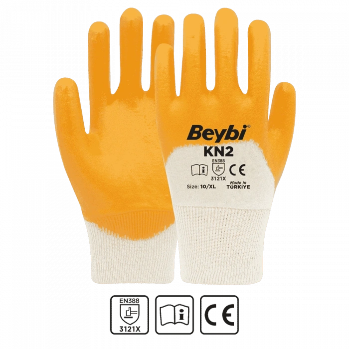 Beybi Kn-2 Pamuk Nitril Eldiven