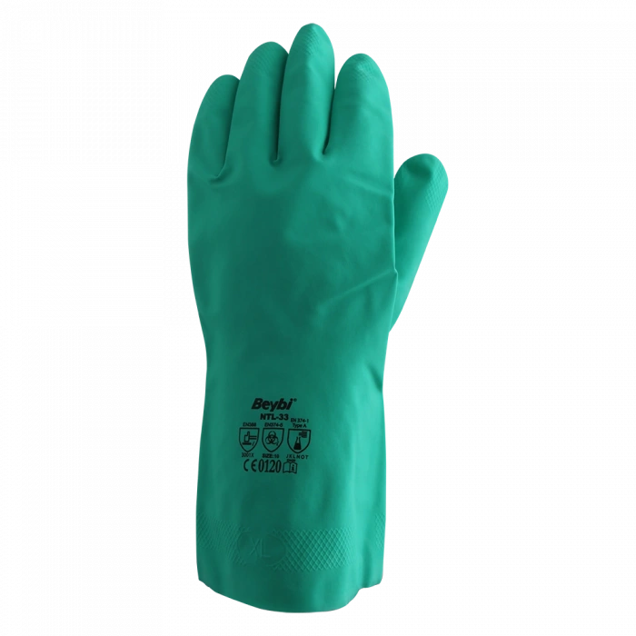Beybi NTL33 Nitril İş Eldiveni Yeşil
