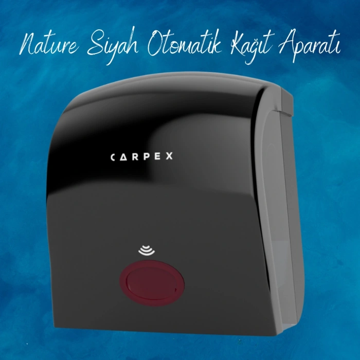 Carpex Nature Siyah Otomatik Kağıt Aparatı