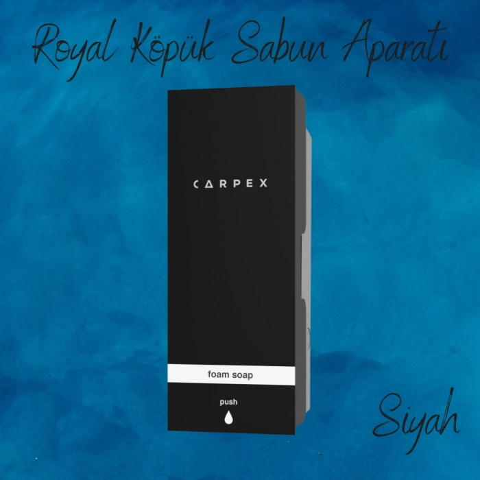Carpex Royal Siyah Köpük Sabun Aparatı