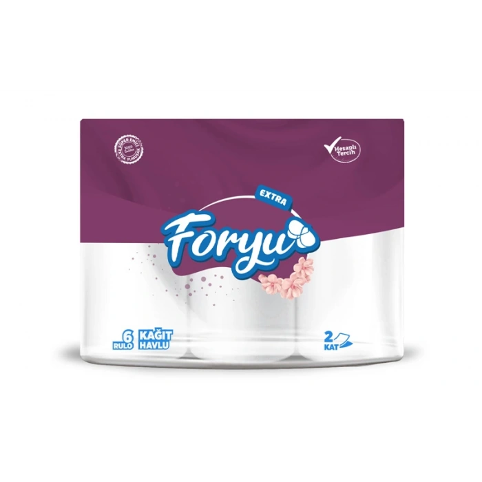 Clearly ( Foryu) Ekstra Rulo Havlu 6 Lı