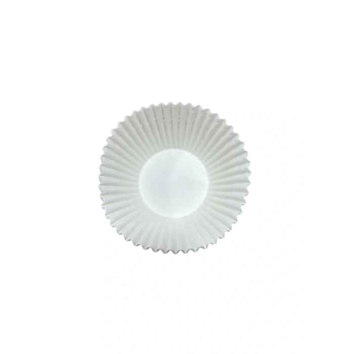 Dolphin Muffin Kağıt Kek Kapsülü İnce Beyaz Büyük 100 lü