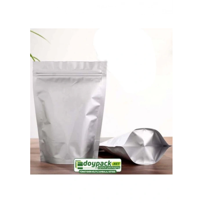 Doypack Alüminyum Kilitli 20*30 *10 -50 Adetli