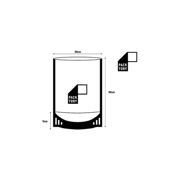 Doypack Alüminyum Kilitli 20*30 *10 -50 Adetli