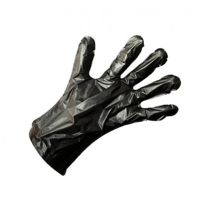 Ebruli Pudrasız Hibrit Eldiven L Beden Siyah