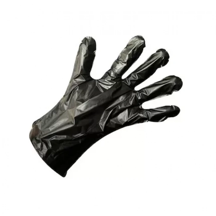 Ebruli Pudrasız Hibrit Eldiven M Beden Siyah