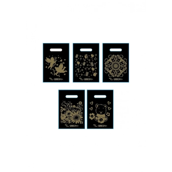 Ecoplast 0 Numara 100 Lü Baskılı 20*30 -50 Li - Siyah