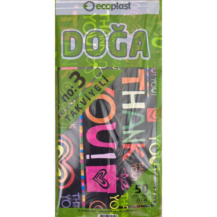 Ecoplast 3 No Çok Renkli 33*45 - 50 Adetli