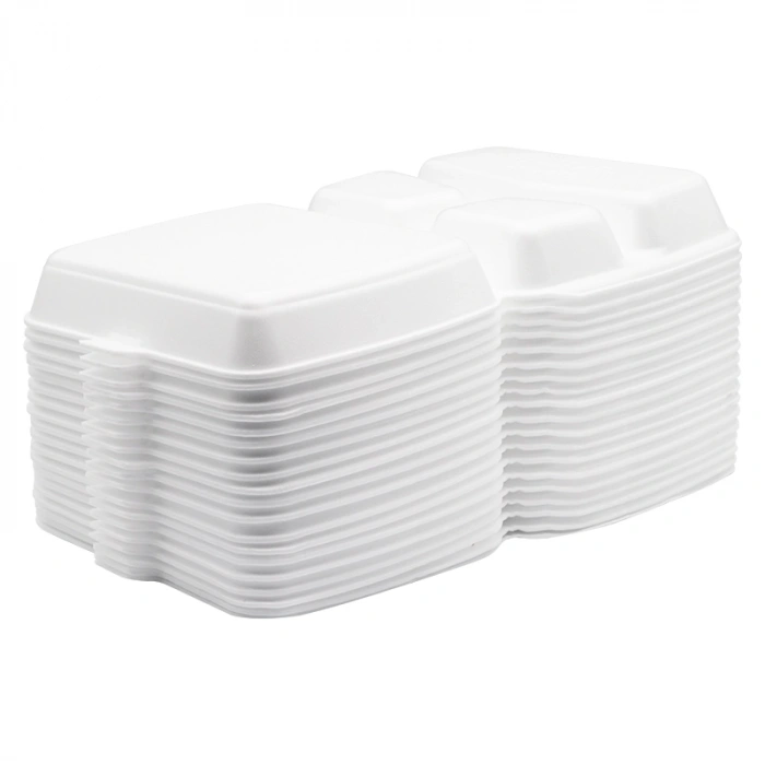 Ema Köpük Tabak 3 Gözlü Kapaklı Mod 23 A- 100-Adetli