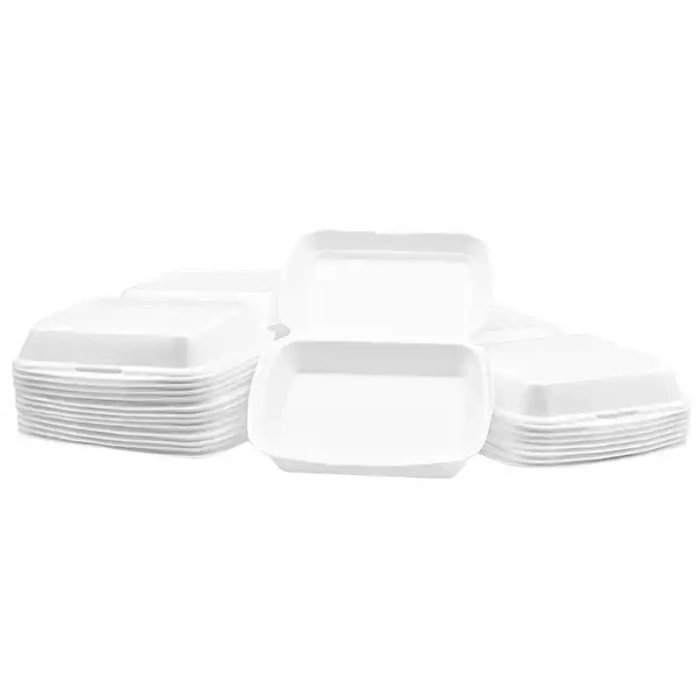 Ema Köpük Tabak Mod 23 C Bölmesiz Kapaklı -100 Adetli