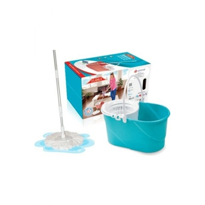 Flora Balerina Temizlik Kovası Galvaniz Saplı(F187)