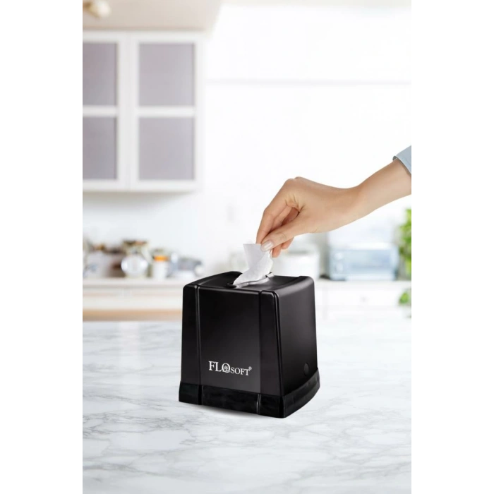 Flosoft Cömert V Katlama Peçetelik Siyah (F291S)